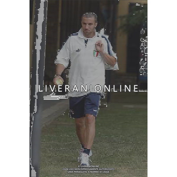 COVERCIANO 7/0/2003 ALLENAMENTO NAZIONALE ITALIANA NELLA FOTO DEL PIERO ALESSANDRO FOTO ALDO LIVERANI 