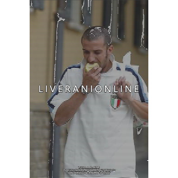 COVERCIANO 7/0/2003 ALLENAMENTO NAZIONALE ITALIANA NELLA FOTO DEL PIERO ALESSANDRO FOTO ALDO LIVERANI 