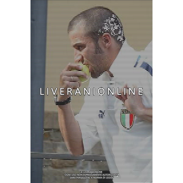 COVERCIANO 7/0/2003 ALLENAMENTO NAZIONALE ITALIANA NELLA FOTO DEL PIERO ALESSANDRO FOTO ALDO LIVERANI 