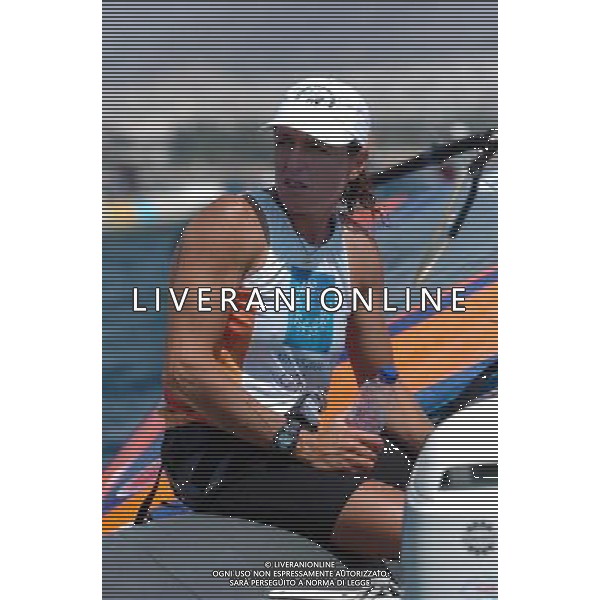 Atene 25-08.2004 olimpiadi 2004 vela classe mistral femminile nella foto Sensini Alessandra ph marco luzzani/ag aldo Liverani s.a.s.
