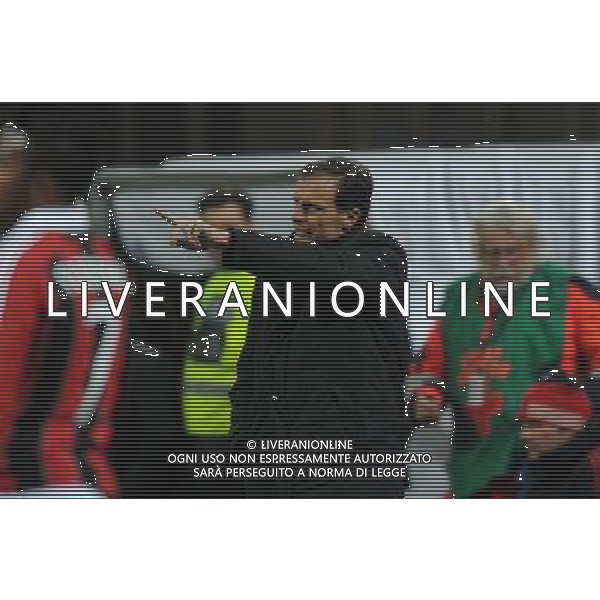 MILANO, 13-12-2012 / å©FOTO GIORGIO RAVEZZANI COPPA ITALIA MILAN-REGGINA 3-0 NELLA FOTO : MASSIMILIANO ALLEGRI AG ALDO LIVERANI S A S