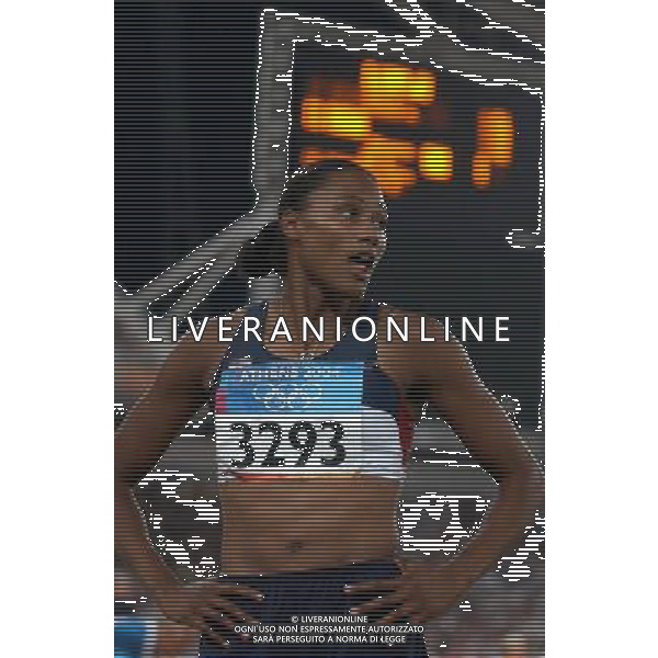 Olimpiadi Atene 25/08/2004 atletica salto in lungo nella foto marion jones foto marco luzzani/agenzia aldo liverani