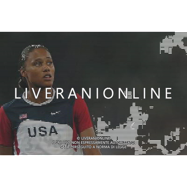 Olimpiadi Atene 25/08/2004 atletica salto in lungo nella foto marion jones foto marco luzzani/agenzia aldo liverani