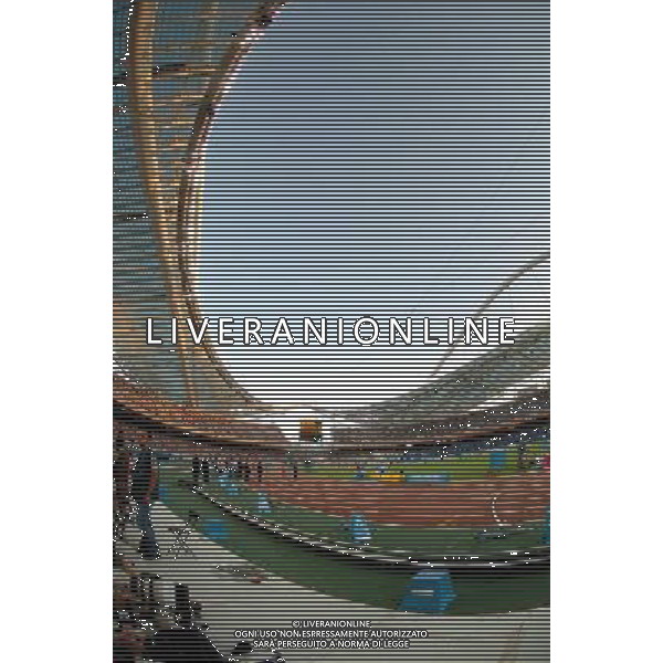 Olimpiadi Atene 25/08/2004 atletica nella foto panoramica dello stadio olimpico foto marco luzzani/agenzia aldo liverani