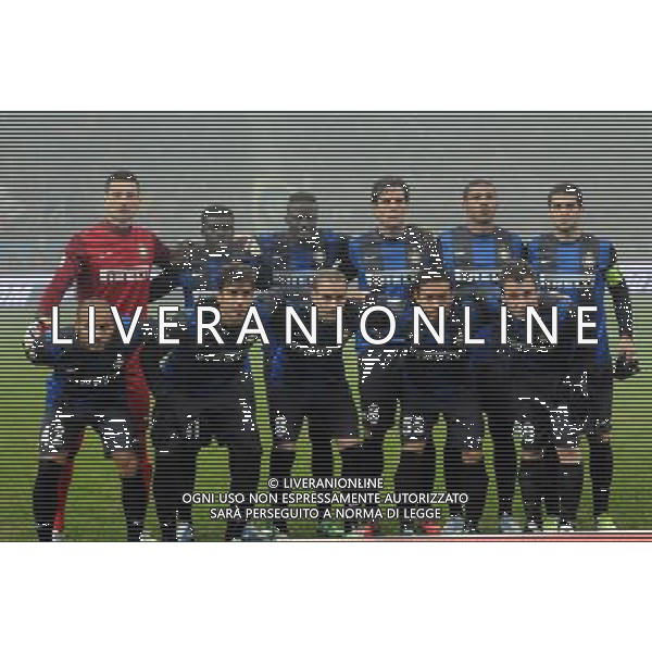 MILANO, 18-12-2012 / Œ©FOTO COPPA ITALIA INTER-VERONA NELLA FOTO : INTER FORMAZIONE ©AGENZIA ALDO LIVERANI SAS