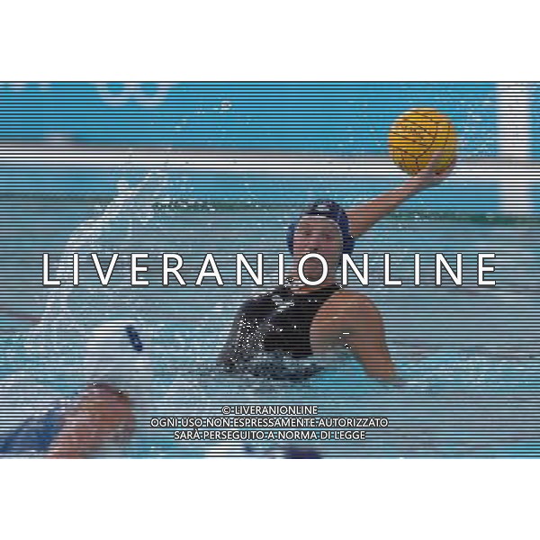 Olimpiadi Atene 26/08/2004 finale pallanuoto Setterosa Italia - Grecia nella foto una fase di gioco foto marco luzzani/ag aldo liverani