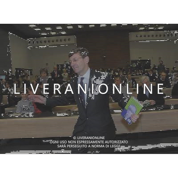 MILANO 20/12/2012 UNIVERSITA\' BOCCONI, VIA SARFATTI PRESENTAZIONE DEL LIBRO DI BEPPE SEVERGNINI: \'QUANDO IL GIOCO SI FA DURO, GLI ITALIANI COMINCOIANO A GIOCARE\' NELLA FOTO VITTORIO COLAO CEO VODAFONE FOTO ROMANO/AG ALDO LIVERANI