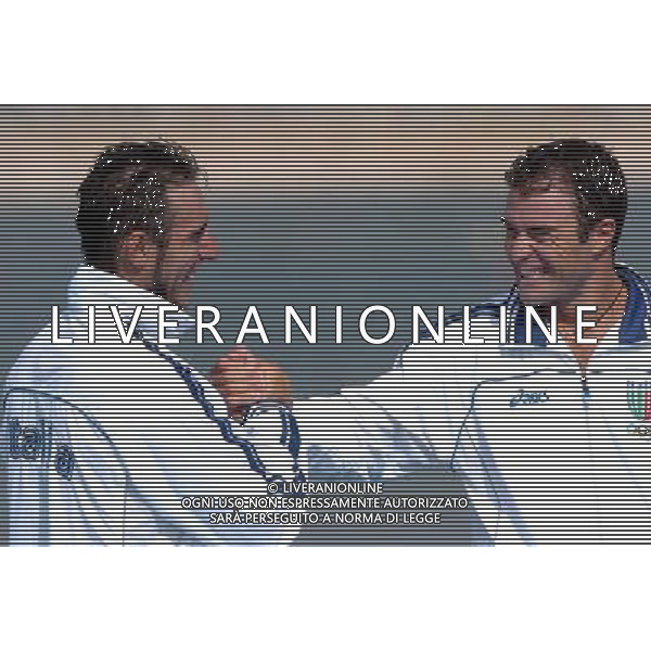Atene 27-08-2004 Olimpiadi 2004 Canoa K2 1000m Maschile nella foto Antonio Rossi e Beniamino Bonomi argento ph Marco Luzzani/ag aldo Liverani s.a.s.