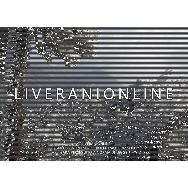 (121224) -- JIUJIANG, Dec. 24, 2012 () -- Photo taken on Dec. 23, 2012 shows the rime scenery at the Lushan Mountain scenic area in east China\'s Jiangxi Province. (/Shen Junfeng) (ry) ©photoshot/Agenzia Aldo Liverani Sas - ITALY ONLY - Il paesaggio con gli alberi coperti dalla brina nella zona del Monte Lushan nella zona est della Cina provincia di Jiangxi.
