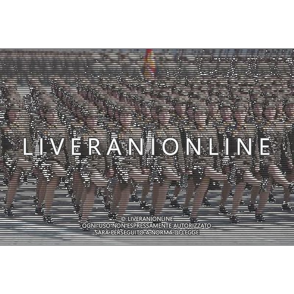 PICTURES OF THE YEAR 2012 FOR INTERNATIONAL NEWS (121227) -- BEIJING, Dec. 27, 2012 () -- Soldiers march during the military parade marking the 100th anniversary of the birth of founding leader Kim Il Sung in Pyongyang, capital of the Democratic People\'s Republic of Korea (DPRK), April 15, 2012. (/Zhang Li) (zy) ©Photoshot/AGENZIA ALDO LIVERANI SAS-ITALY ONLY - EDITORIAL USE ONLY