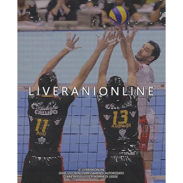 Del Monte Coppa Italia Serie A1 di Volley 2012 Semifinale 1 Milano - 29.12.2012 Itas Diatec Trentino-Tonno Calippo Vibo Valentia Nella Foto:matey kaziyski /Ph.Vitez-Ag. Aldo Liverani