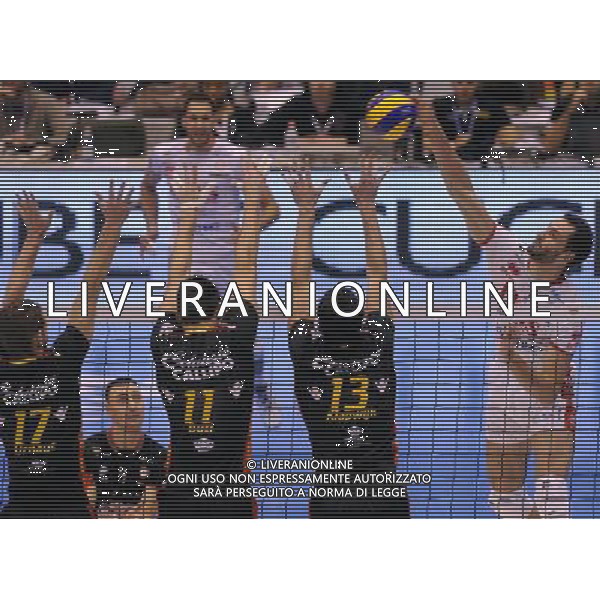 Del Monte Coppa Italia Serie A1 di Volley 2012 Semifinale 1 Milano - 29.12.2012 Itas Diatec Trentino-Tonno Calippo Vibo Valentia Nella Foto:matey kaziyski /Ph.Vitez-Ag. Aldo Liverani