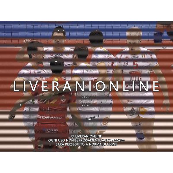 Del Monte Coppa Italia Serie A1 di Volley 2012 Semifinale 2 Milano - 29.12.2012 Lube Banca Macerata-Casa Modena Nella Foto:esultanza macerata /Ph.Vitez-Ag. Aldo Liverani