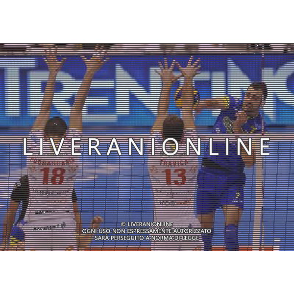 Del Monte Coppa Italia Serie A1 di Volley 2012 Semifinale 2 Milano - 29.12.2012 Lube Banca Macerata-Casa Modena Nella Foto:guillaume quesque /Ph.Vitez-Ag. Aldo Liverani