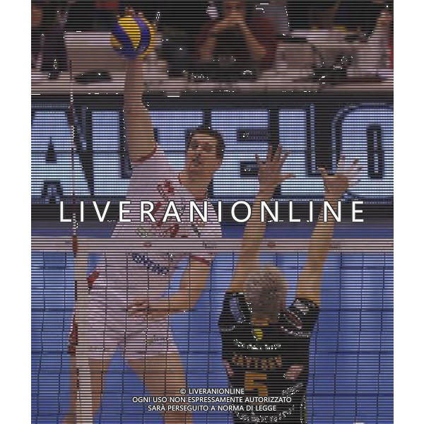 Del Monte Coppa Italia Serie A1 di Volley 2012 Finale Milano - 30.12.2012 Itas Diatec Trentino-Lube Banca Macerata Nella Foto:jan stokr /Ph.Vitez-Ag. Aldo Liverani