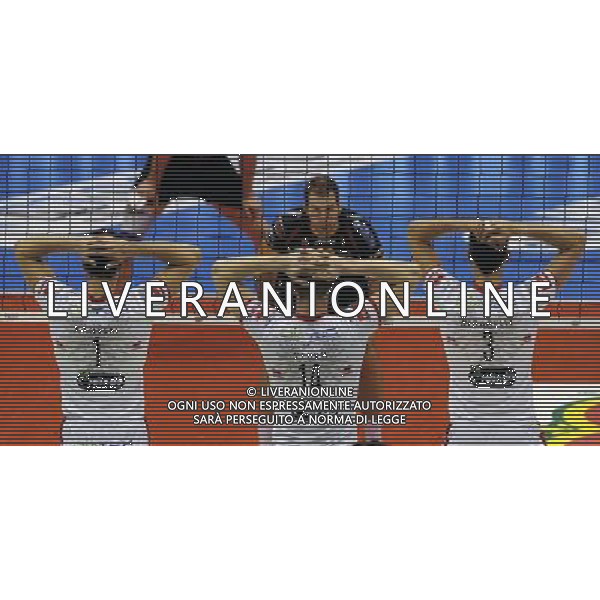 Del Monte Coppa Italia Serie A1 di Volley 2012 Finale Milano - 30.12.2012 Itas Diatec Trentino-Lube Banca Macerata Nella Foto:matey kaziyski jan stokr simone birarelli /Ph.Vitez-Ag. Aldo Liverani