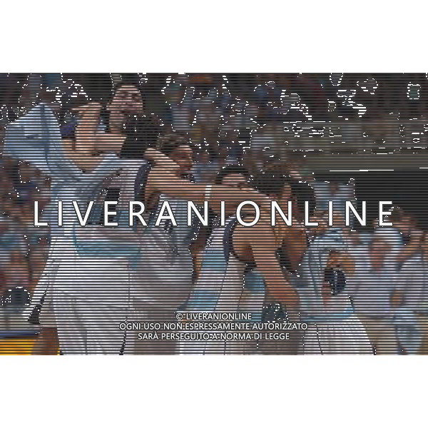 ATENE 28/08/04 -OLIMPIADI 2004- FINALE PALLACANERSTRO MASCHILE ITALIA-ARGENTINA NELLA FOTO:FESTEGGIAMENTI ARGENTINA PH: LUZZANI/AG. ALDO LIVERANI