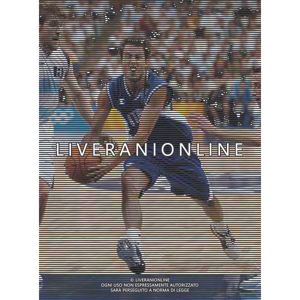 ATENE 28/08/04 -OLIMPIADI 2004- FINALE PALLACANERSTRO MASCHILE ITALIA-ARGENTINA NELLA FOTO:BULLERI MASSIMO PH: LUZZANI/AG. ALDO LIVERANI