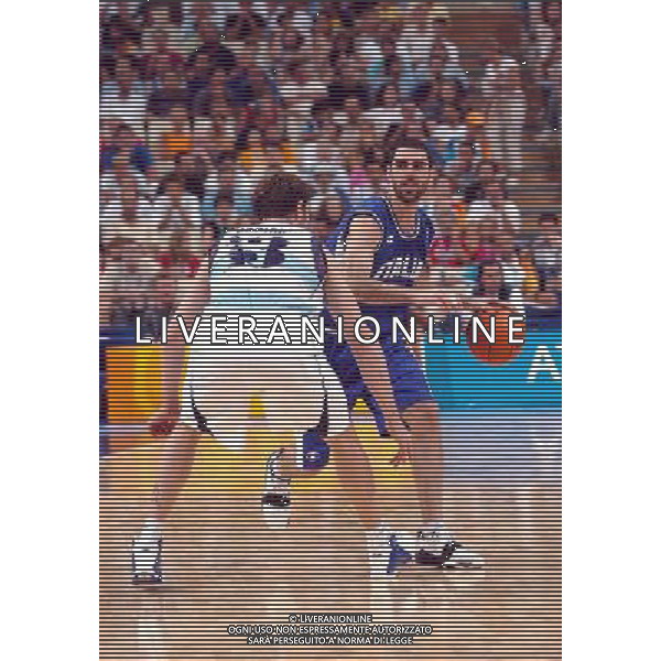 ATENE 28/08/04 -OLIMPIADI 2004- FINALE PALLACANERSTRO MASCHILE ITALIA-ARGENTINA NELLA FOTO: SORAGNA MATTEO PH: LUZZANI/AG. ALDO LIVERANI