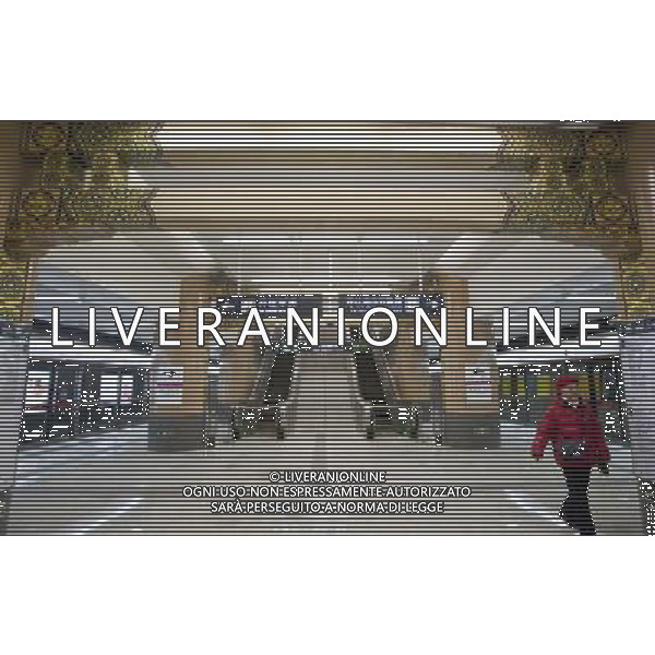 (121230) -- BEIJING, Dec. 30, 2012 () -- Photo taken on Dec. 30, 2012 shows the Dongsi Station of the newly-opened Subway Line 6 in Beijing, capital of China. Beijing put four new subway lines into operation on Sunday, increasing its daily passenger capacity by about 1.5 million. The new lines have brought the number of subway lines in Beijing to 16, raising the capital city\'s total subway transport capacity to over 9 million passengers per day, said the Beijing Metro Company. (/Zhao Bing) (lmm) ©Photoshot/AGENZIA ALDO LIVERANI SAS-ITALY ONLY - EDITORIAL USE ONLY