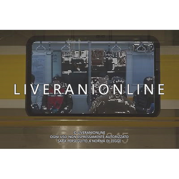 (121230) -- BEIJING, Dec. 30, 2012 () -- People take a train of the newly-opened subway line 6 in Beijing, capital of China, Dec. 30, 2012. Beijing put four subway lines into operation on Sunday, part of the city\'s efforts to expand rail transit to ease severe traffic congestion. The new lines bring the number of subway lines in Beijing to 16, with a total length of 442 kilometers, according to authorities. (/Zhang Cheng) (zc) ©Photoshot/AGENZIA ALDO LIVERANI SAS-ITALY ONLY - EDITORIAL USE ONLY