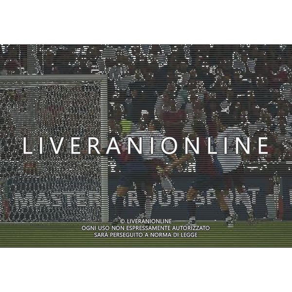 GENOVA 29/8/2004 GENOA-TORINO NELLA FOTO IL GOL DI MEZZANO FOTO FILIPPO VENEZIA/AG ALDO LIVERANI