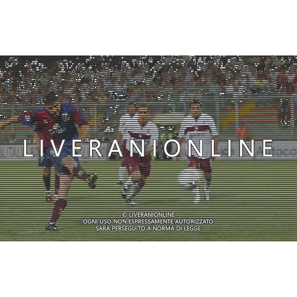 GENOVA 29/8/2004 COPPA ITALIA TIM GENOA-TORINO NELLA FOTO IL GOL DI COZZA FOTO FILIPPO VENEZIA/AG ALDO LIVERANI