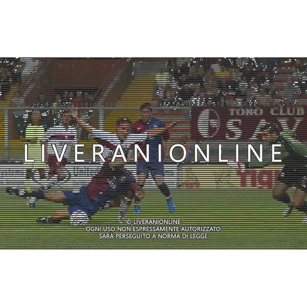 GENOVA 29/8/2004 COPPA ITALIA TIM GENOA-TORINO NELLA FOTO IL FALLO DA RIGORE FOTO FILIPPO VENEZIA/AG ALDO LIVERANI