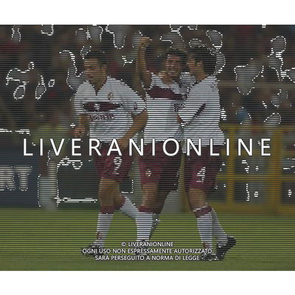 GENOVA 29/8/2004 COPPA ITALIA TIM GENOA-TORINO NELLA FOTO LA ESULTANZA DI MARAZZINA FOTO FILIPPO VENEZIA/AG ALDO LIVERANI