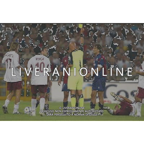 genova 30/08/2004 coppa italia genoa - torino nella foto Collina Gianluigi ag.Aldo Liverani-Venezia 