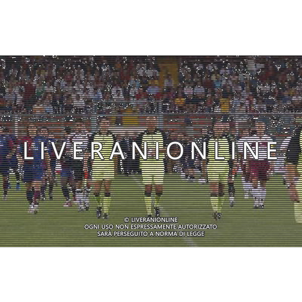 genova 30/08/2004 coppa italia genoa - torino nella foto Collina Gianluigi ag.Aldo Liverani-Venezia 