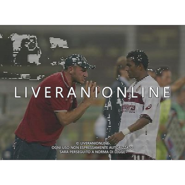 genova 30/08/2004 coppa italia genoa - torino nella foto Rossi Ezio allenatore del torino e Pinga ag.Aldo Liverani-Venezia 
