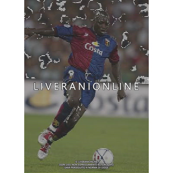 genova 30/08/2004 coppa italia genoa - torino nella foto Gargo Mohammed ag.Aldo Liverani-Venezia 