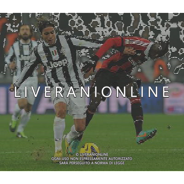 Coppa Italia TIM Cup 2012/2013 Quarti di Finale Torino - 09.01.2013 Juventus-Milan Nella Foto:matri-niang /Ph.Vitez-Ag. Aldo Liverani