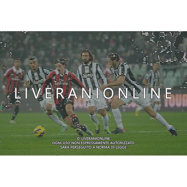 Coppa Italia TIM - Quarti di Finale Torino 9-01-2013 Juventus - Milan nella foto: Montolivo in azione foto Roberto Garavaglia - ag. Aldo Liverani sas