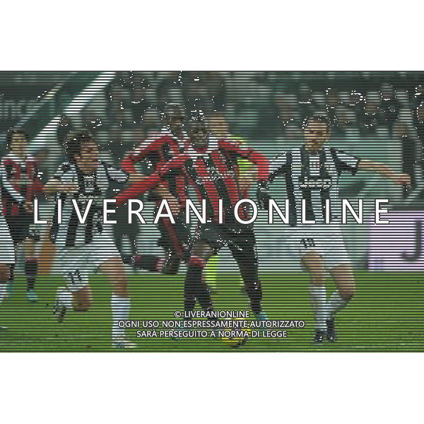 Coppa Italia TIM - Quarti di Finale Torino 9-01-2013 Juventus - Milan nella foto: Niang tra De Ceglie e Bonucci foto Roberto Garavaglia - ag. Aldo Liverani sas