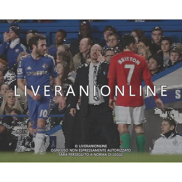 Chelsea\'s Interim Manager Rafael Benitez reacts to the referee decision Football - Football - Capital One Cup Semi-Final - Chelsea v Swansea City - Wednesday 9th January 2013 - Stamford Bridge - London © CameraSport - 43 Linden Ave. Countesthorpe. Leicester. England. LE8 5PG - Tel: +44 (0) 116 277 4147 - admin@camerasport.com - www.camerasport.com AG ALDO LIVERANI S A S ONLY ITALY