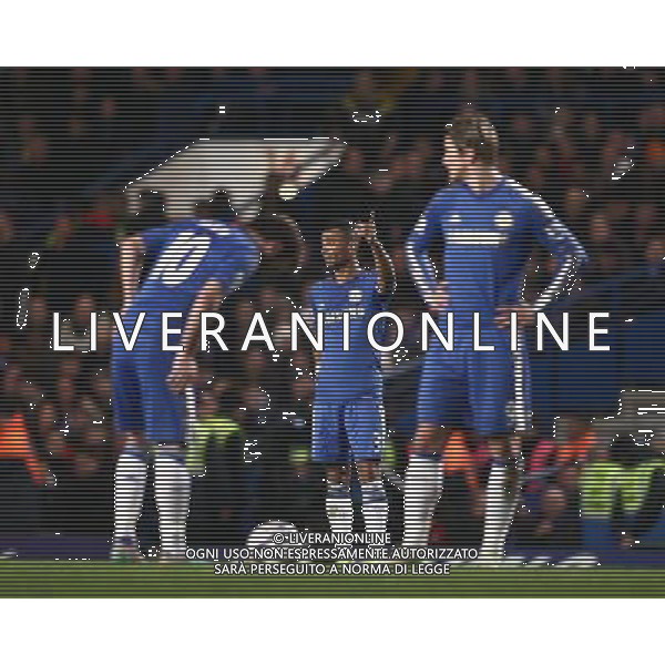 Chelsea\'s Ashley Cole reacts after conceding first goal Football - Football - Capital One Cup Semi-Final - Chelsea v Swansea City - Wednesday 9th January 2013 - Stamford Bridge - London © CameraSport - 43 Linden Ave. Countesthorpe. Leicester. England. LE8 5PG - Tel: +44 (0) 116 277 4147 - admin@camerasport.com - www.camerasport.com AG ALDO LIVERANI S A S ONLY ITALY