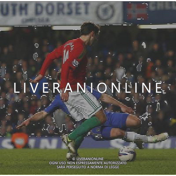 Swansea City\'s Danny Graham scores his sides second goal Football - Football - Capital One Cup Semi-Final - Chelsea v Swansea City - Wednesday 9th January 2013 - Stamford Bridge - London © CameraSport - 43 Linden Ave. Countesthorpe. Leicester. England. LE8 5PG - Tel: +44 (0) 116 277 4147 - admin@camerasport.com - www.camerasport.com AG ALDO LIVERANI S A S ONLY ITALY