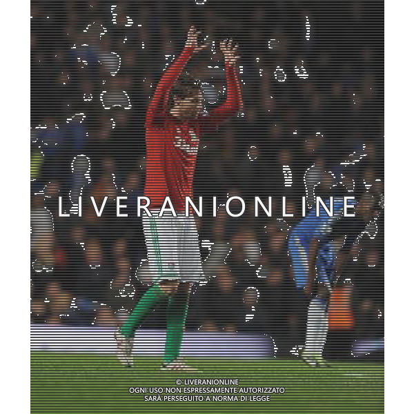 Michu Celebrates Scoring 1st goal Swansea City 2012/13 Chelsea V Swansea City 09/01/13 The Capital One Cup Semi Final 1st Leg Photo: Robin Parker Fotosports International ©photoshot/AGENZIA ALDO LIVERANI SAS - ITALY ONLY - EDITORIAL USE ONLY