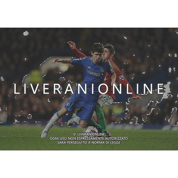 Oscar Chelsea 2012/13 Pablo Hernandez Swansea City Chelsea V Swansea City 09/01/13 The Capital One Cup Semi Final 1st Leg Photo: Robin Parker Fotosports International ©photoshot/AGENZIA ALDO LIVERANI SAS - ITALY ONLY - EDITORIAL USE ONLY