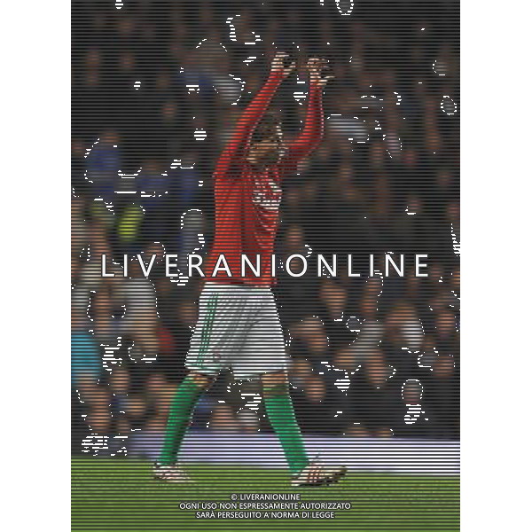 Michu Celebrates Scoring 1st goal Swansea City 2012/13 Chelsea V Swansea City 09/01/13 The Capital One Cup Semi Final 1st Leg Photo: Robin Parker Fotosports International ©photoshot/AGENZIA ALDO LIVERANI SAS - ITALY ONLY - EDITORIAL USE ONLY