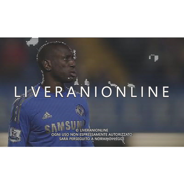 (130110) -- LONDON, Jan. 10, 2013 () -- Demba Ba of Chelsea reacts during the English League Cup (Capital One Cup) semifinal first leg between Chelsea and Swansea at Stamford Bridge in London, Britain, on Jan. 9, 2013. Chelsea lost 0-2. (/Wang Lili) FOR EDITORIAL USE ONLY. NOT FOR SALE FOR MARKETING OR ADVERTISING CAMPAIGNS. NO USE WITH UNAUTHORIZED AUDIO, VIDEO, DATA, FIXTURE LISTS, CLUB/LEAGUE LOGOS OR \'LIVE\' SERVICES. ONLINE IN-MATCH USE LIMITED TO 45 IMAGES, NO VIDEO EMULATION. NO USE IN BETTING, GAMES OR SINGLE CLUB/LEAGUE/PLAYER PUBLICATIONS. AG ALDO LIVERANI S A S ONLY ITALY