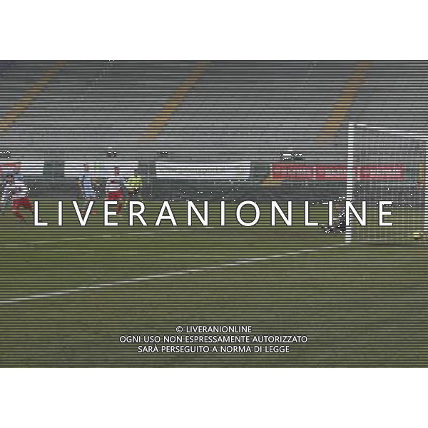 BERGAMO 13 GENNAIO 2013, NELLA FOTO GOL DI MASSIMILIANO CARLINI ,ph.moro/ALDO LIVERANI ALBINOLEFFE - CREMONESE CAMPIONATO CALCIO SERIE BWIN 13/01/2013