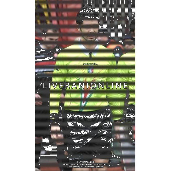 MONZA (MB) 13/1/2013 STADIO BRIANTEO CAMPIONATO NAZIONALE LEGA PRO 2a DIVISIONE 2012/2013 MONZA BRIANZA vs RIMINI NELLA FOTO L\' ARBITRO: VINCENZO TODARO DI PALERMO FOTO ROMANO/AG ALDO LIVERANI
