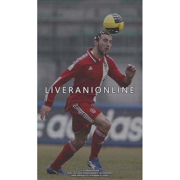 MONZA (MB) 13/1/2013 STADIO BRIANTEO CAMPIONATO NAZIONALE LEGA PRO 2a DIVISIONE 2012/2013 MONZA BRIANZA vs RIMINI NELLA FOTO GABRIELE FRANCHINO FOTO ROMANO/AG ALDO LIVERANI