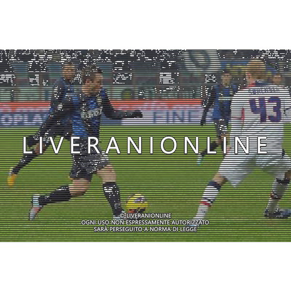 INTER - BOLOGNA COPPA ITALIA TIM CUP 15-01-2013 NELLA FOTO : ANTONIO CASSANO ©/AGENZIA ALDO LIVERANI SAS