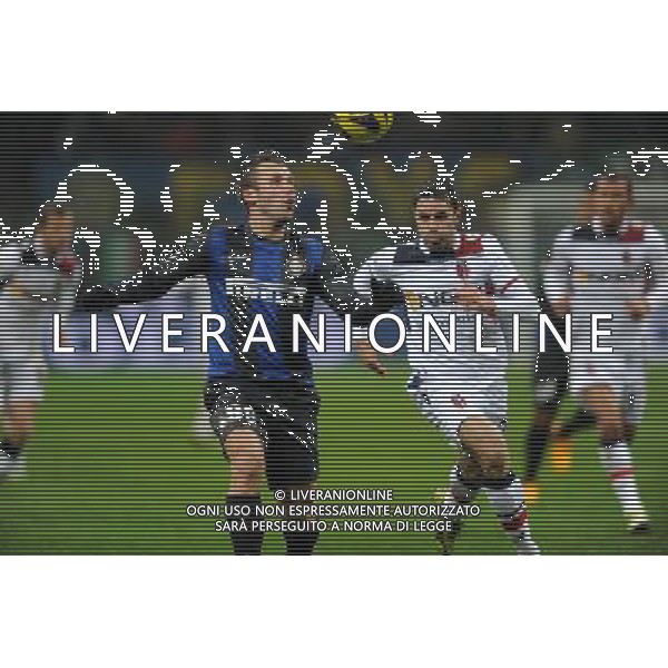 MILANO, 15-01-2013 / ©FOTO GIORGIO RAVEZZANI COPPA ITALIA TIM INTER-BOLOGNA 3-2 NELLA FOTO : ANTONIO CASSANO AG ALDO LIVERANI S A S