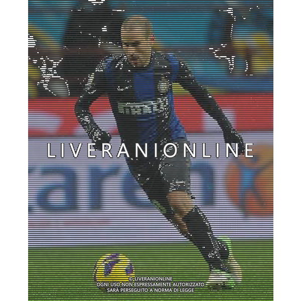 MILANO, 15-01-2013 / å©FOTO GIORGIO RAVEZZANI COPPA ITALIA TIM INTER-BOLOGNA 3-2 NELLA FOTO : RODRIGO PALACIO AG ALDO LIVERANI S A S