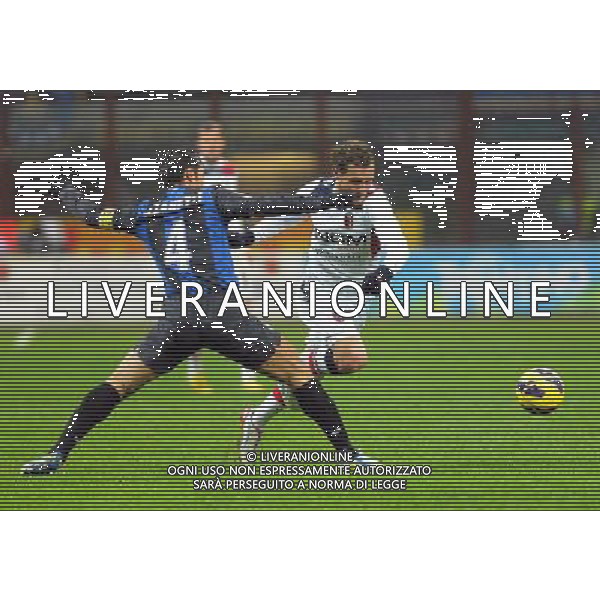 INTER BOLOGNA COPPA ITALIA TIM 15/01/2013 NELLA FOTO DIAMANTI FOTO GIANNI SCHICCHI-AG ALDO LIVERANI S A S